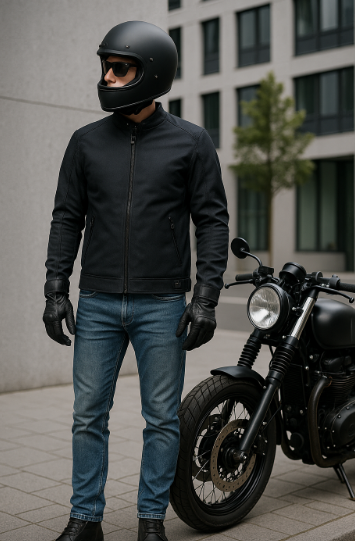 Motorradbekleidung, Tageskleidung, Motorrad